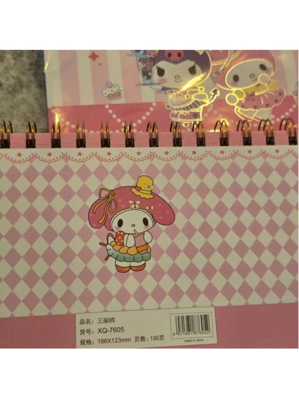 3 planners sanrio - colored pages